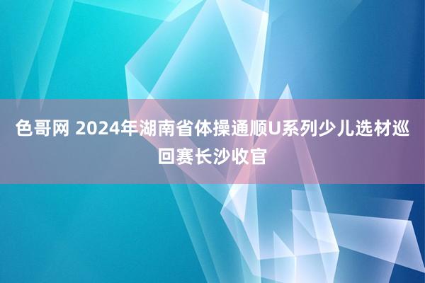 色哥网 2024年湖南省体操通顺U系列少儿选材巡回赛长沙收官